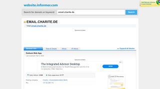 
                            10. email.charite.de at WI. Outlook Web App - Website Informer