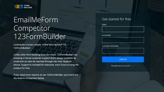 
                            9. EmailMeForm Competitor 123FormBuilder | 123FormBuilder