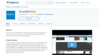 
                            7. EmailMeForm Reviews and Pricing - 2019 - Capterra