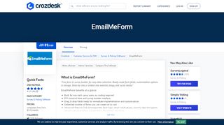 
                            8. EmailMeForm Reviews, Pricing and Alternatives | Crozdesk