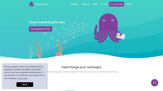 
                            13. EmailOctopus - Email marketing for less, via Amazon SES