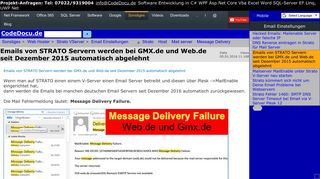 
                            1. Emails von STRATO Servern werden bei GMX.de und Web.de seit ...