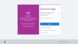 
                            3. Email/SMS - Bluewin