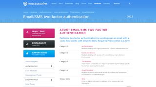 
                            11. Email/SMS two-factor authentication - ProcessWire Modules