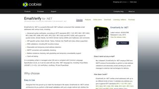 
                            10. EmailVerify for .NET, the email validation library for Microsoft .NET
