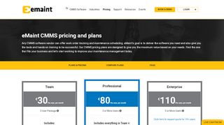 
                            7. eMaint CMMS Pricing | EAM Pricing Plans & Costs | Accelix