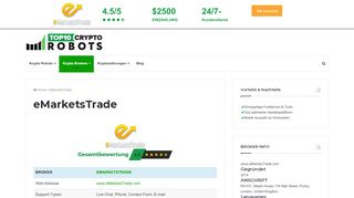 
                            3. eMarketsTrade - Top10CryptoRobots