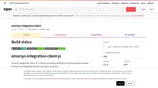 
                            10. emarsys-integration-client - npm