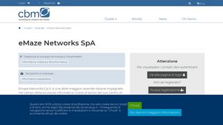 
                            9. eMaze Networks SpA | CBM scrl