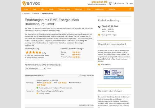 
                            9. EMB Brandenburg: Meinungen, Erfahrungen, Bewertungen - Verivox