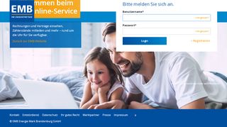 
                            3. EMB Online-Service - Login