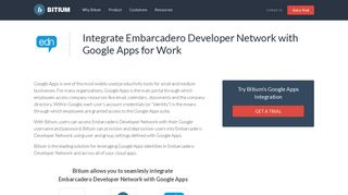 
                            5. Embarcadero Developer Network Google Apps Integration - Active