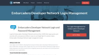 
                            11. Embarcadero Developer Network Login Management - Team ...