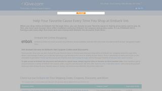 
                            12. Embark Vet Coupons - iGive