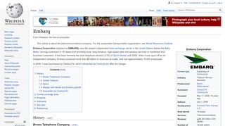 
                            10. Embarq - Wikipedia