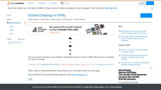 
                            12. Embed Chatango in HTML - Stack Overflow