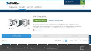 
                            7. Embedded Controllers with Real-Time OS for PXI Systems - National ...