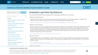 
                            6. Embedded Login Meta Tag Reference | Salesforce External Identity ...