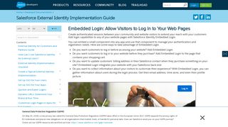 
                            11. Embedded Login - Salesforce Developers