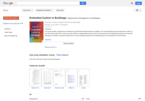 
                            8. Embodied Carbon in Buildings: Measurement, Management, and Mitigation