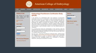 
                            9. Embryology Practitioners Certification Body (EPCB) | AMERICAN ...
