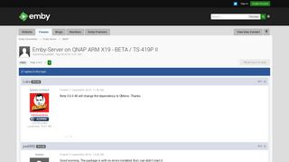 
                            8. Emby-Server on QNAP ARM X19 - BETA / TS-419P II - Page 2 - QNAP ...