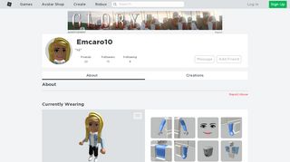 
                            11. Emcaro10 - Profile - Roblox