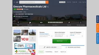 
                            7. Emcure Pharmaceuticals Ltd, Hinjawadi MIDC - Gennova ... - Justdial