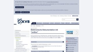 
                            1. emDoc - Elektronische Dokumentation von Notarzteinsätzen ... - KVB
