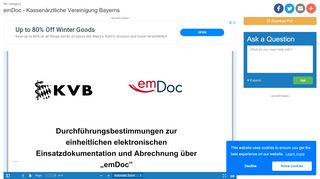 
                            13. emDoc - Kassenärztliche Vereinigung Bayerns | manualzz.com