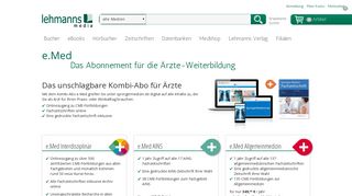 
                            12. e.Med: Das Abonnement für die Ärzte-Weiterbildung - Lehmanns.de