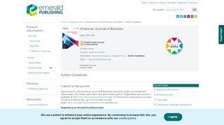 
                            10. Emerald | American Journal of Business information | Author Guidelines