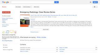 
                            12. Emergency Radiology: Case Review Series