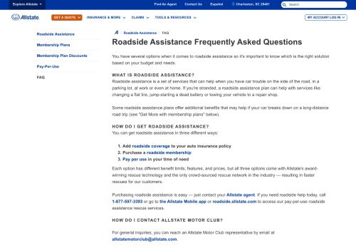 
                            13. Emergency Roadside Assistance | Esurance