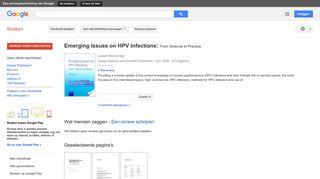 
                            8. Emerging Issues on HPV Infections: From Science to Practice