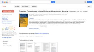 
                            10. Emerging Technologies in Data Mining and Information Security: ...