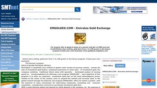 
                            5. EMGOLDEX.COM - Emirates Gold Exchange - SMTnet