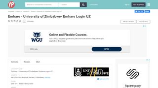 
                            8. Emhare - University of Zimbabwe- Emhare Login UZ