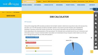 
                            3. Emi Calculator - Canara Bank