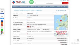 
                            12. Emigrantas.tv - Hosting Altushost B.V, Netherlands | 213.5.71.23 ...