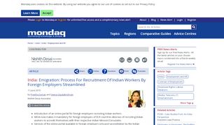 
                            7. Emigration: Process For Recruitment Of Indian Workers By ...