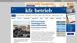 
                            11. Emil-Frey-Gruppe: Handelsgigant mit Siebenmeilenstiefeln - kfz-betrieb