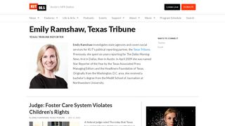 
                            6. Emily Ramshaw, Texas Tribune | KUT