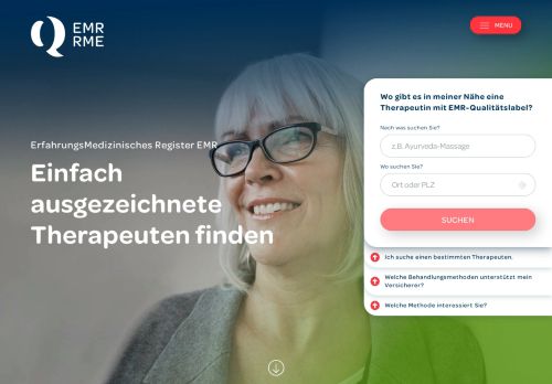 
                            3. EMindex - Therapeuten mit EMR-Qualitätslabel