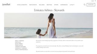 
                            11. Emirates Airlines - Skywards - Jumeirah