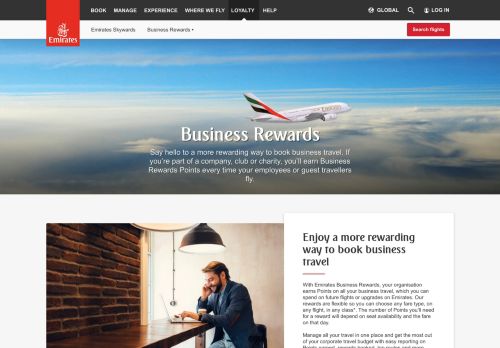 
                            8. Emirates Business Rewards | Business Rewards | Emirates