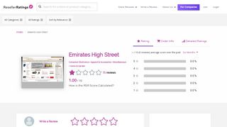 
                            11. Emirates High Street Reviews | 15 Reviews of Emirateshighstreet.com ...