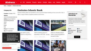 
                            5. Emirates Islamic Bank Company Information, Contact, Address ...