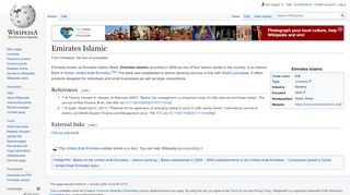 
                            11. Emirates Islamic - Wikipedia