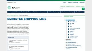 
                            6. Emirates Shipping Line - JOC.com